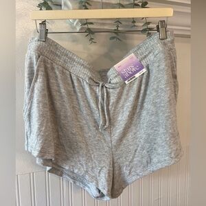 NWT STARS ABOVE PERFECTLY COZY LOUNGE SHORTS / GRAY / SIZE:XXL
